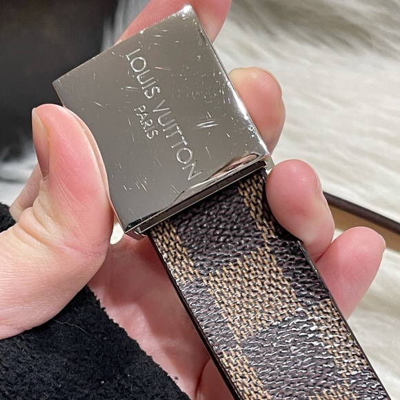 🌸Authentic LOUIS VUITTON Damier Ebene Ceinture belt - Picture 9 of 14